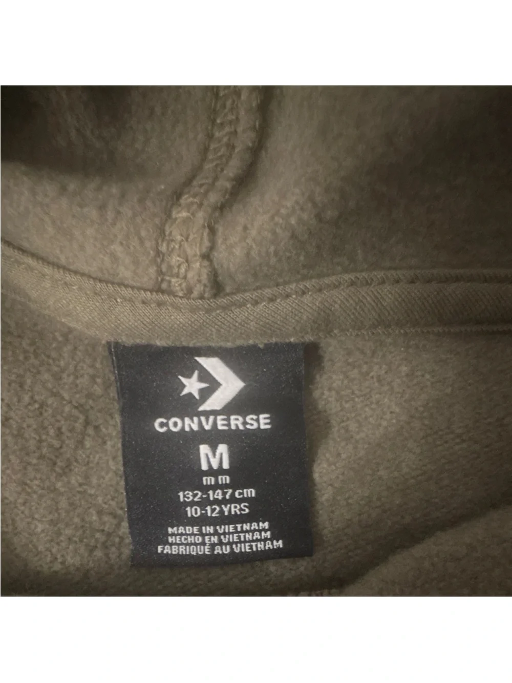 Converse Logo Pullover Hoodie - Olive
